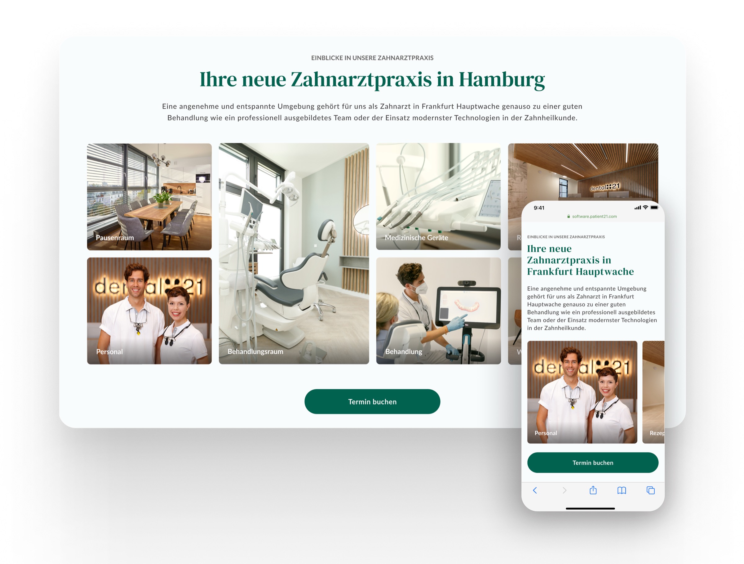 Practice gallery — Einblicke in unsere Zahnarztpraxis
